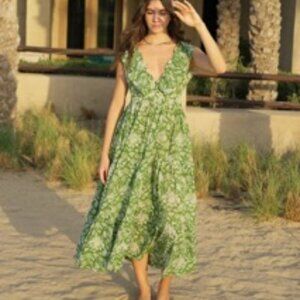 Green Organic Cotton Dress
